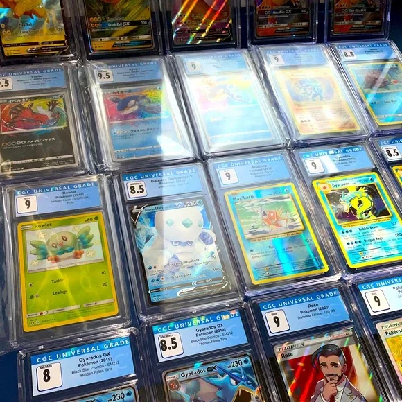 Pokemon | Other | Pokemon Mystery Slab Graded Card Cgc 8 Or Above | Poshmark
